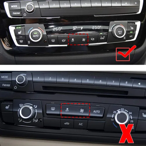 Vista 2 de Jaronx Para BMW A/C Panel de control de clima ventilador botón de velocidad de reemplazo, apto para BMW 1' F20/F21,2' F22/F23,3' F30/F31/F34/F35,4