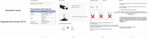 Vista 6 de Adaptador universal de CA de la fuente de alimentación de 12V DC 2A