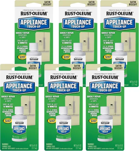 Vista 11 de Botella de líquido especial Appliance Touch Up de Rust-Oleum para reparar desperfectos en electrodomésticos, 6 onzas, 203001 Almendra