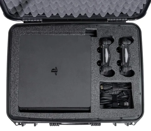 Vista 2 de Case Club fits Playstation 4 PS4 in Pre-Cut Slim Hard Shell Case