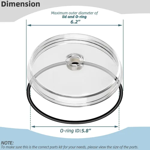 Vista 2 de 11480 Cubierta de trampa de hojas compatible con Intex SF60110 SF70110 26335EH 26339EH 26365EH 26367EH 26371EH 26373EH Bomba de filtro de arena