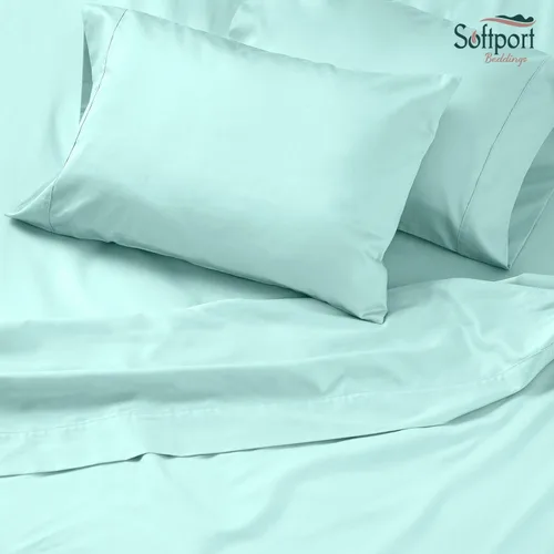 Vista 3 de Universal V Berth - Juego de sábanas de 4 piezas para barco, 100% algodón egipcio, la mejor ropa de cama de barco V, se adapta a colchones de hasta