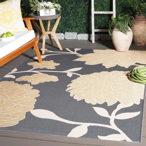 Vista 32 de SAFAVIEH Courtyard Collection CY7321 - Alfombra decorativa para interiores y exteriores, impermeable, fácil de limpiar, 2 pies 3 pulgadas x 6 pies 7