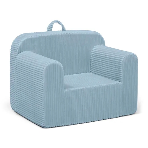 Vista 9 de Delta Children Cozee Silla de espuma de pana, color azul