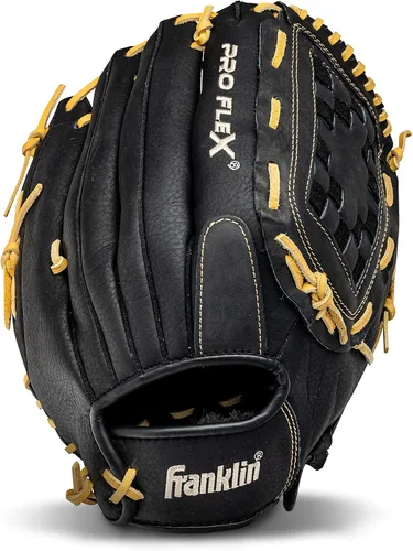 Vista 11 de Franklin Sports Baseball Glove - Proflex Adult Baseball + Softball Glove - Outfield + Infield - Right and Left Hand