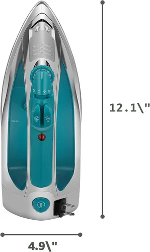 Vista 10 de Plancha de acero inoxidable, antiderrame, no adherente Sunbeam Steam Master GCSBSP-201-000 de 1400 V, grande, control de vapor variable y cable