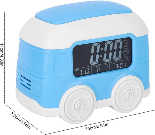 Vista 2 de Pilipane OK to Wake - Reloj despertador para niños, reloj despertador digital para dormitorio de niños, bonito reloj de entrenamiento para dormir