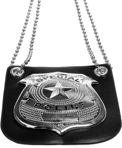 Vista 7 de Joy Join Accesorios de vestir de policía para niños, placa especial de policía con cadena
