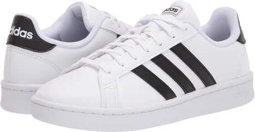 Vista 12 de adidas Tenis Grand Court para mujer Cloud WhiteLight PurpleCore Black