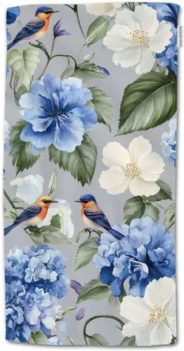 Vista 7 de HGOD DESIGNS Toallas de mano de lobo, diseño de animales salvajes, toalla de mano suave para baño, cocina, yoga, gimnasio, toallas decorativas de 15