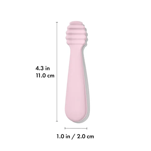 Vista 7 de OXO Tot Juego de 2 cucharas, esenciales para bebés, flor