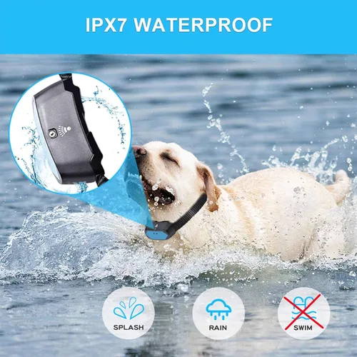 Vista 7 de Collar de entrenamiento para perros de citronela con control remoto. No puede funcionar automáticamente, 3 modos de pulverización/vibración/pitido