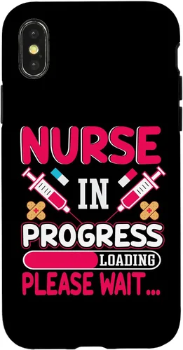 Vista 5 de Nurse is Loading Please Wait Case for iPhone 17