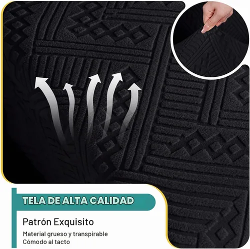 Vista 4 de Ruaozz Fundas de cojín para sofá seccional, fundas de cojín elásticas para sofá seccional, fundas de sofá lavables para muebles suaves