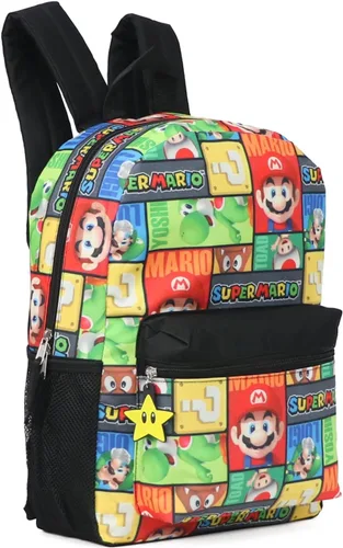 Vista 2 de Super Mario - Mochila escolar de 160in