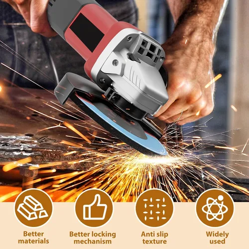 Vista 7 de Llave de amoladora angular universal ajustable con kit de tuerca de brida, llave de amoladora de tuerca de bloqueo, adecuada para amoladoras