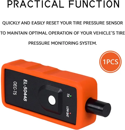 Vista 3 de EL-50448 TPMS Herramienta de reaprendizaje para sensor de neumáticos GM, herramienta de reinicio TPMS, herramienta de activación del sistema
