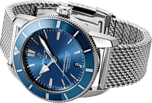 Vista 3 de Breitling Superocean Heritage II B20 automático 44 esfera azul reloj hombres AB2030161C1A1