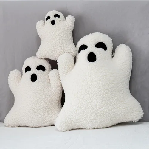 Vista 7 de Almohada fantasma - Ropa de cama de Halloween, almohada en forma de fantasma (11.8 pulgadas)