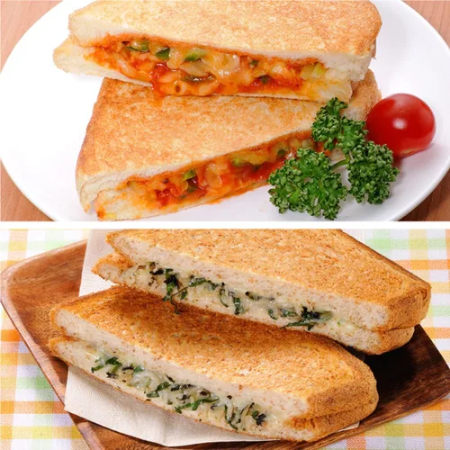Vista 4 de Fabricante caliente del bocadillo, prensa de Panini, tostadora de la mano, hecha de la aleación de aluminio