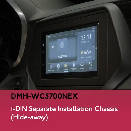 Vista 3 de Pioneer DMH-WC5700NEX - Estéreo de automóvil de 6.8 pulgadas, receptor multimedia con Apple CarPlay inalámbrico o con cable, Android Auto, manos