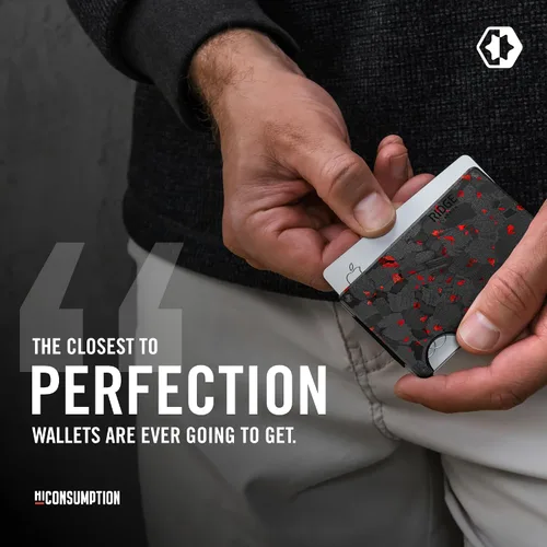 Vista 5 de Cartera Ridge para Hombres - Cartera Delgada Minimalista Compacta y Portarjetas, Carteras de Bolsillo Frontal con Protección RFID para Hombres