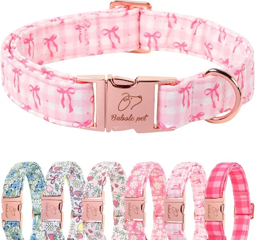 Vista 32 de Collar para perros del 4 de julio, collares patrióticos azules para cachorros y perros pequeños, ligero y ajustable 1776 collares para cachorros