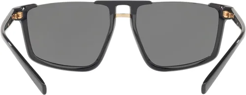Vista 4 de Versace Man Sunglasses Black Frame, Dark Grey Lenses, 60MM