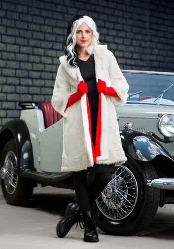 Vista 4 de Tween Disney Cruella De Vil Costume