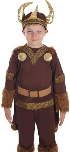 Vista 2 de fun shack Disfraz vikingo para niños, disfraz vikingo para niños, disfraces de Halloween para niños, disfraces de Halloween para niños