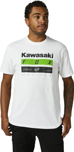 Vista 4 de Fox Racing Camiseta prémium de manga corta Kawasaki para hombre