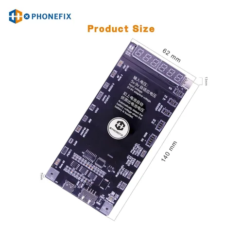 Vista 9 de PHONEFIX BA29 Placa de detección de activación de batería para iPhone 5-15 PRO MAX Android Baterías de teléfono Android Probador de carga de placa