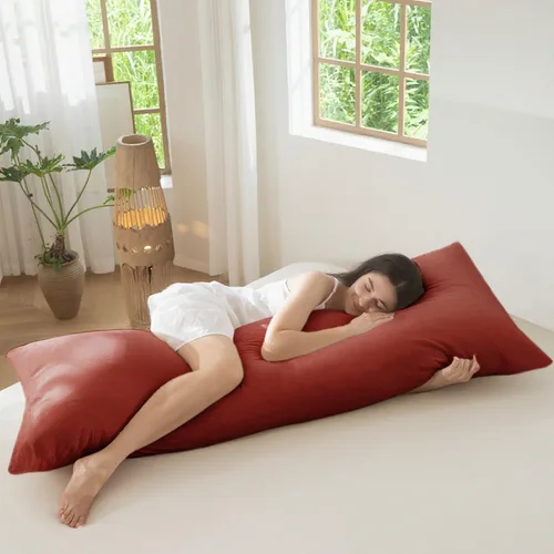 Vista 84 de MooMee Juego de 2 fundas de almohada de cuadros 100% algodón lavado con textura parecida al lino, transpirable, duradera, suave y cómoda