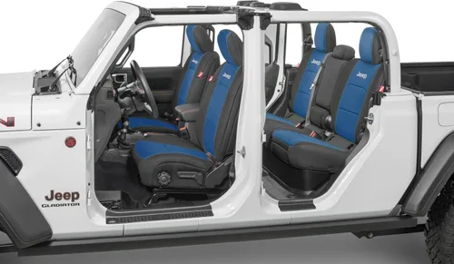 Vista 12 de Diver Down Juego de fundas de asiento de neopreno para Jeep Gladiator JT 2020-2026, juego de asiento delantero y trasero, ajuste personalizado