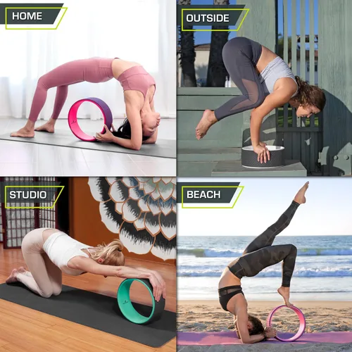 Vista 5 de ProsourceFit Soporte de rueda de yoga
