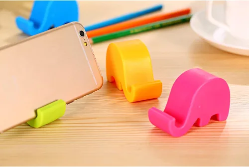 Vista 6 de Soporte de teléfono celular de elefante para teléfono celular, diseño de elefante, lindo elefante para teléfono celular, soporte de plástico