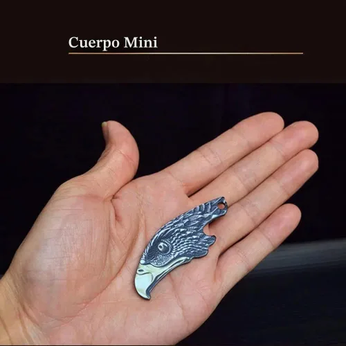 Vista 2 de Creative Eagle Head - Abridor de botellas de cerveza de acero inoxidable, regalos de cerveza para hombres, marido, papá, novio, se puede utilizar