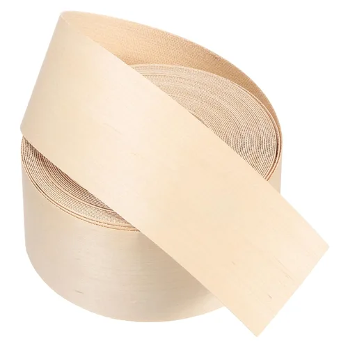 Vista 93 de PATIKIL Bandas de borde de abedul, cinta de chapa de madera de 1-1/2 pulgadas x 25 pies, bandas de borde de madera contrachapada flexible prepegadas