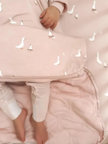 Vista 4 de GUNAMUNA Saco de dormir unisex de manga larga, bolsa de dormir para niños pequeños y bebés, rayón suave