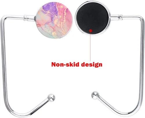 Vista 3 de Gancho para colgar bolsos, gancho para colgar bolsas, organizador de bolsos, decoración de almacenamiento para colgar la mesa para mujeres