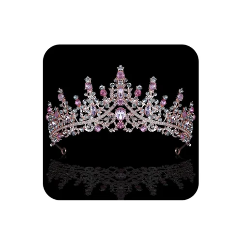 Vista 15 de COCIDE Tiaras para mujeres y niñas, Cristal Diamante falso, Cristal