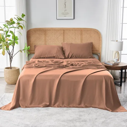 Vista 19 de Sijo AiryWeight Set de sábanas de Tencel, 100% Lyocell derivado del eucalipto, extremadamente suave, ganador de las mejores sábanas de enfriamiento