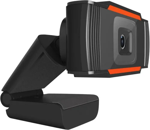 Vista 3 de Cámara web HD de 480P con micrófono, gran angular de 110°, para videoconferencias, grabación de videollamadas, cámara web de PC USB para PC, cámaras