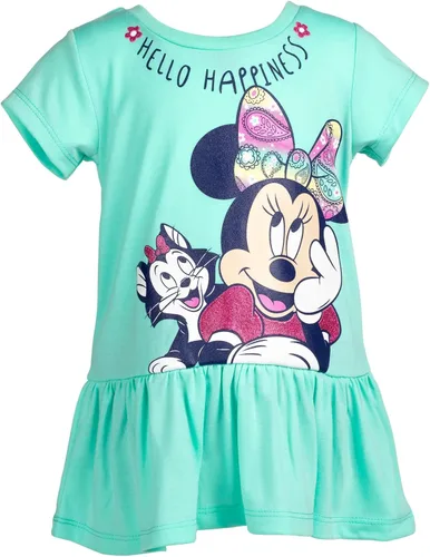 Vista 3 de Disney Minnie Mouse Mickey Mouse - Camiseta corta con diseño de nudo para niñas