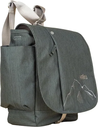 Vista 2 de HAIKU To Go Convertible 2.0 Crossbody, mochila bandolera de viaje, correas de hombro ajustables, bolsillos dobles para botella de agua