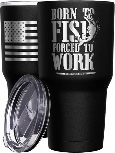 Vista 55 de We The People Holsters - Vaso térmico de 30 onzas, 0% Liberal, Negro