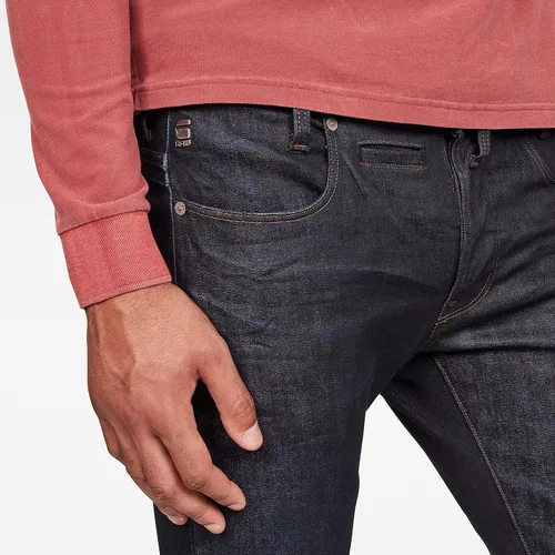 Vista 6 de G-Star Raw D-STAQ - 5 unidades para hombre Slim en Elto Superstretch, Azul