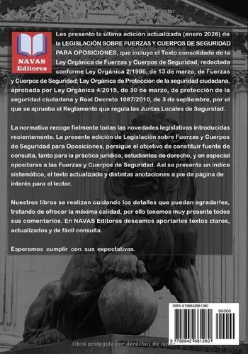 Vista 2 de LEGISLACIÓN SOBRE FUERZAS Y CUERPOS DE SEGURIDAD PARA OPOSICIONES. Edición actualizada. Incluye Ley Orgánica de Fuerzas y Cuerpos de Seguridad Ley