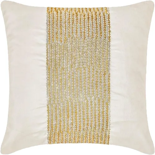Vista 5 de The HomeCentric Funda de almohada, fundas de almohada decorativas de 12 x 12 pulgadas (11.8 x 11.8 in), color blanco, fundas de almohada de piel
