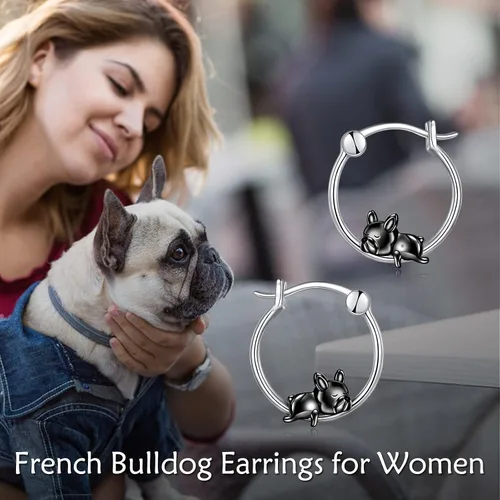 Vista 67 de VONALA Bonitos aretes de aro de plata de ley 925, regalos de cumpleaños para mujer